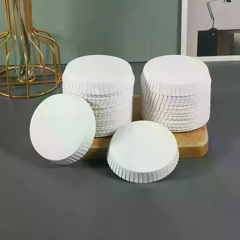 100-Pack Disposable Paper Cup Lids 9.5cm | Coffee & Tea Covers Disposable Cup Lids Peaceful Pleasures Health and Wellness