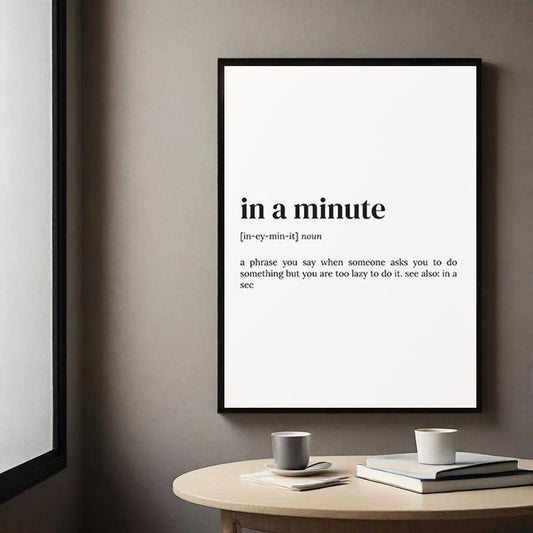 Minimalist Quote Canvas Wall Art Print | Modern Home Decor Canvas Wall Art Peaceful Pleasures Health and Wellness G3905 21x30cm Unframed