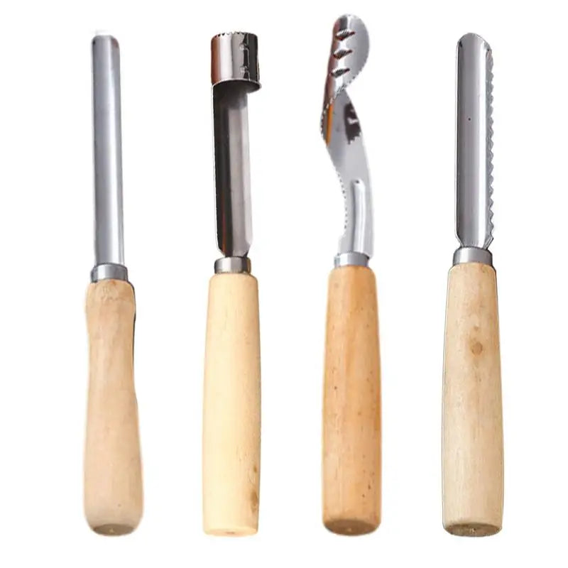 Stainless Steel Apple Corer with Wooden Handle Vegetable Fruit Corer Pear Pitter Anti-Slip Kitchen Corer for Fruit Slicing Peaceful Pleasures Health and Wellness