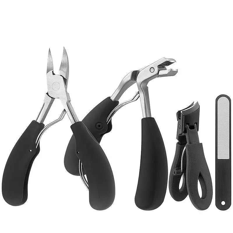 Professional Grade Concave Stainless Steel Nail Clippers For Thick Nails And Ingrown Toenails Sharp Curved Blade For Easy Trim Peaceful Pleasures Health and Wellness