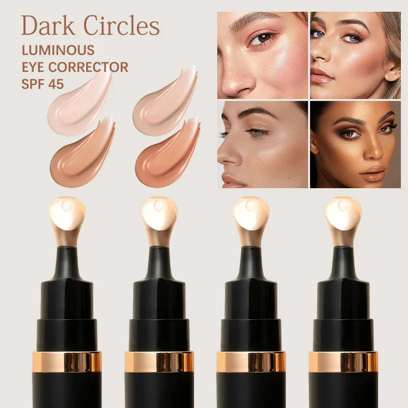 4-Color Luminous Eye Concealer – Brightening Liquid Makeup