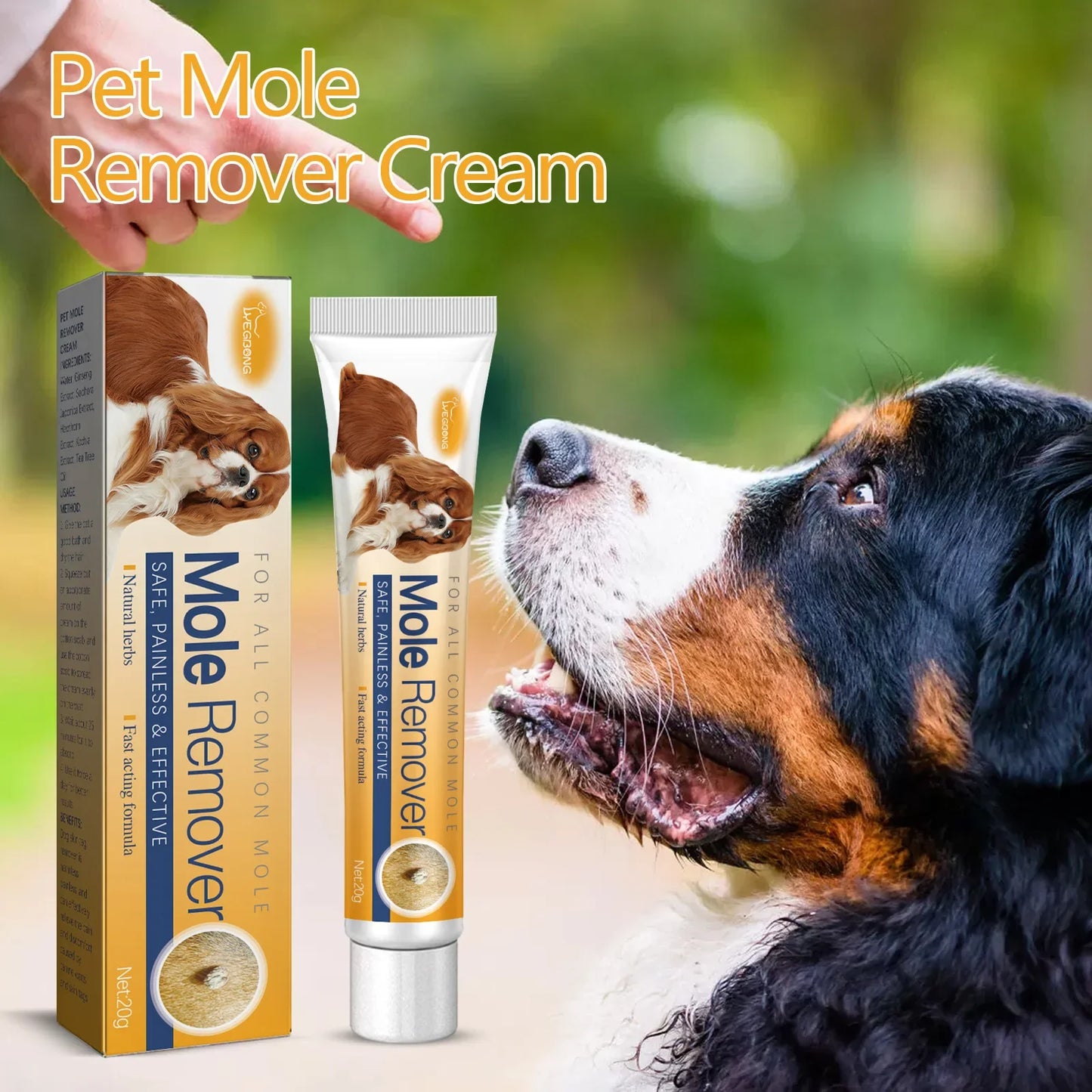 YEGBONG Pet Wart & Mole Removal Cream – 20g Skin Repair