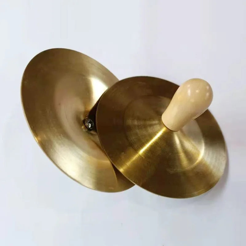 Hand Percussion Copper Cymbals Children Musical Instrument Education