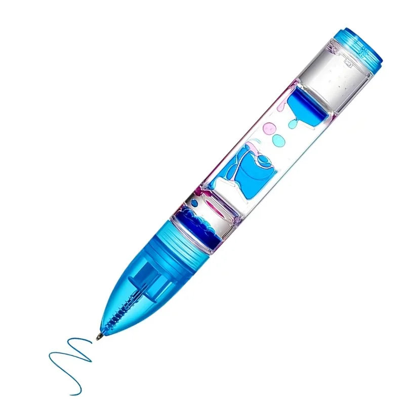 Liquid Motion Bubble Pen – Stress Relief Ballpoint, 6 Colors
