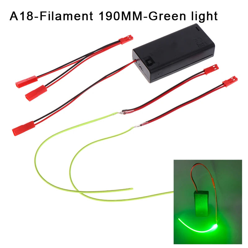 DC3V LED COB Filament Flexible Lamp 3000K 6000K 110mm 190mm 300mm Bulb Parts LED Diode Decor With AA Batteries Box Peaceful Pleasures Health and Wellness A18