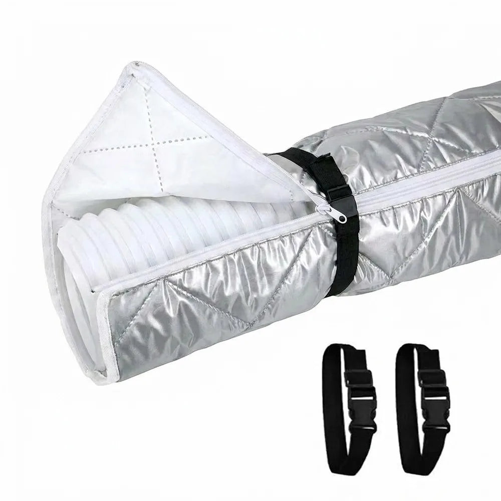 AC Hose Insulation Cover | Thermal Sleeve with Adjustable Straps