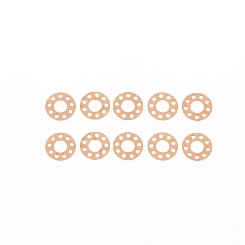 10Pcs 12x5.2x0.5mm 14x5.2x0.5mm Brass Washers Gasket Storage Oil Brass Washer 10x5.2x0.5mm Folding Knife Accessories Peaceful Pleasures Health and Wellness 12mm 10pcs