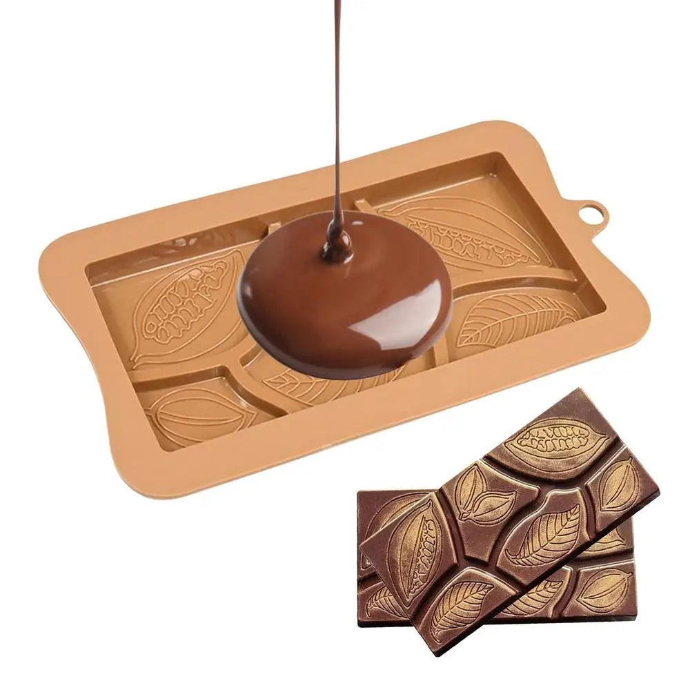 Candy Bar Molds Food Grade Non Stick Flexible Mould Silicone Chocolate Molds for Snacks Desserts Protein Energy DIY Handmade Peaceful Pleasures Health and Wellness C CN