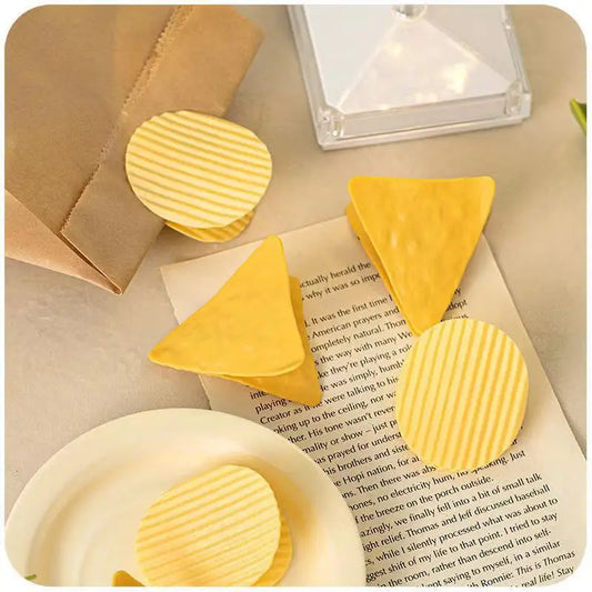 Simulation Potato Chip Clip Plastic Folder Snack Seal Organizer Long Peaceful Pleasures Health and Wellness