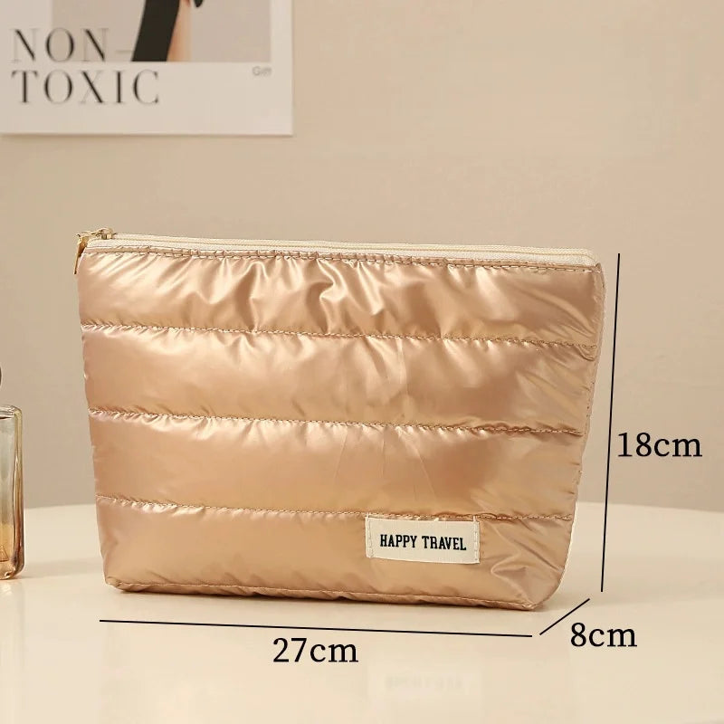 Large Travel Makeup Bag – Waterproof Cosmetic Organizer
