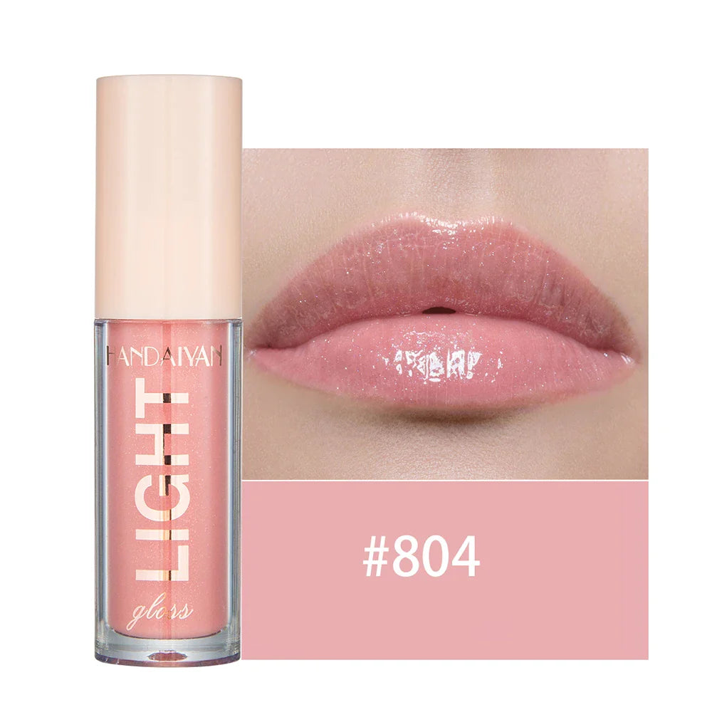 Handaiyan 12-Shade Mirror Lip Gloss – Glossy & Moisturizing