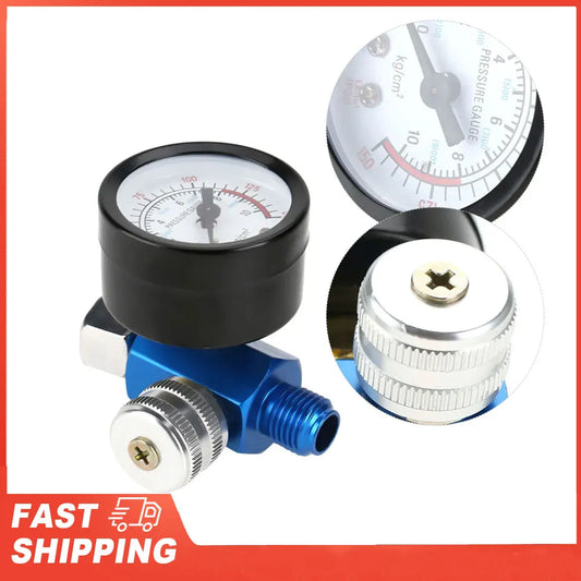 1 4 Spray Paint Gun Air Pressure Regulator Gauge Pneumatic Tool Peaceful Pleasures Health and Wellness