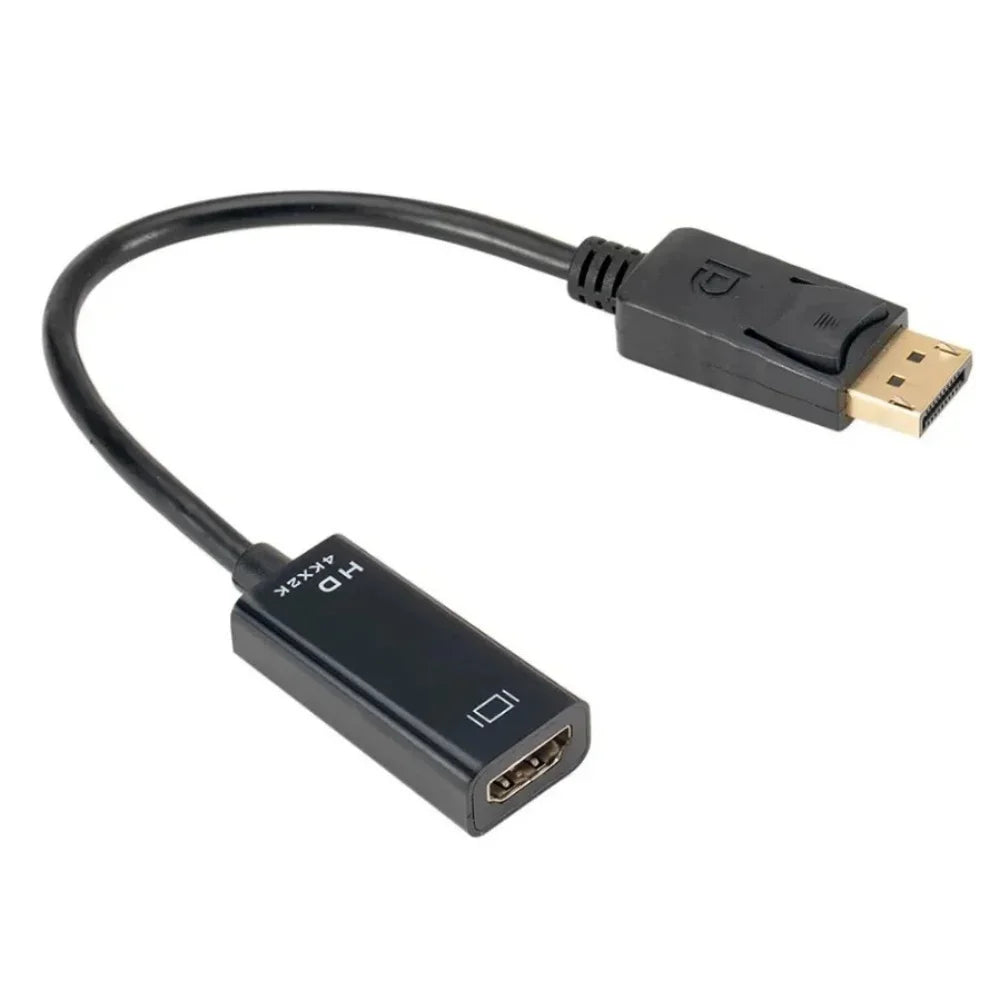 4K DisplayPort to HDMI Adapter | Male DP to Female Converter