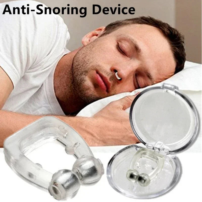 Magnetic Silicone Anti-Snoring Nose Clip – Sleep Aid Device Peaceful Pleasures Health and Wellness