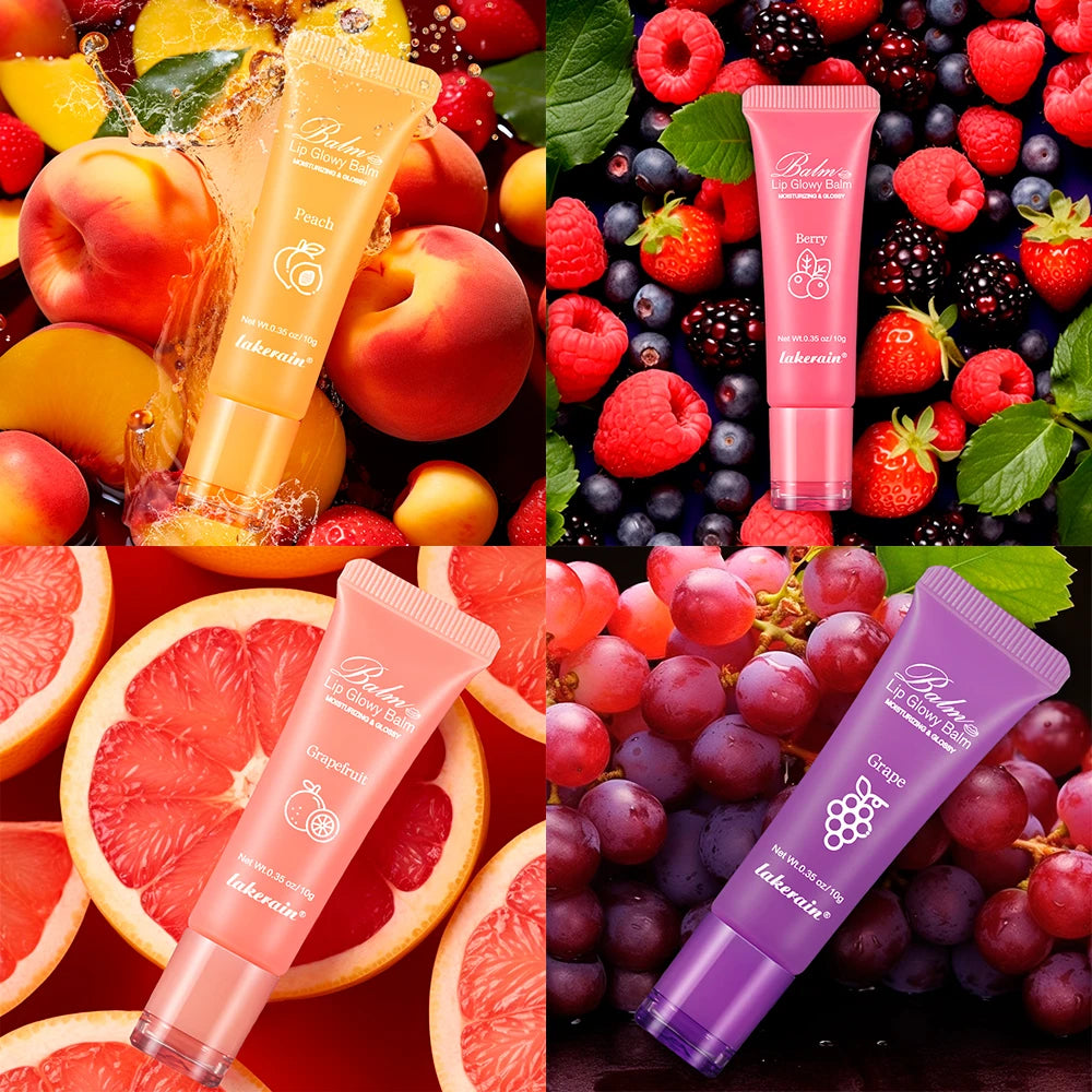Lakerain Brightening Lip Balm Reduces Lip Lines Lips Moisturizing Hydrating Removing Dead Skin Fruity Moisturizing Lip Balm Peaceful Pleasures Health and Wellness