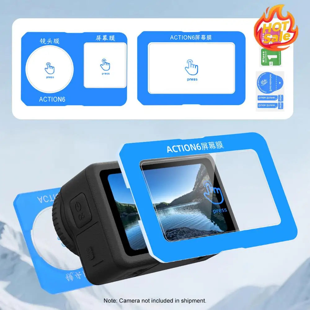 DJI OSMO Action 6 Tempered Glass Screen Protector 0.4mm