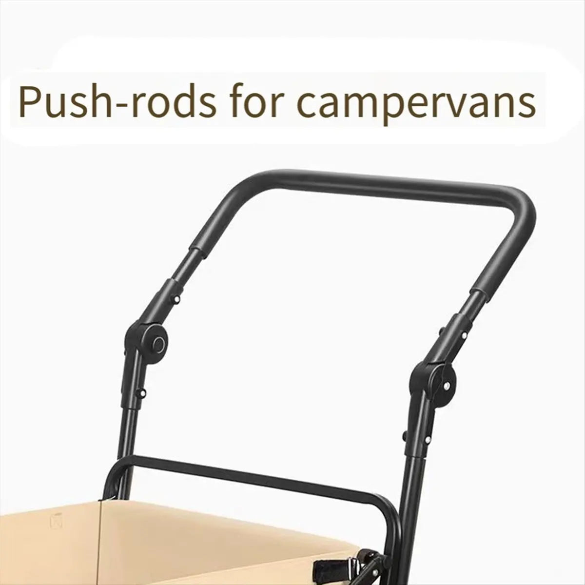 Foldable Cart Push Handle – Extendable Trolley Replacement Part Peaceful Pleasures Health and Wellness