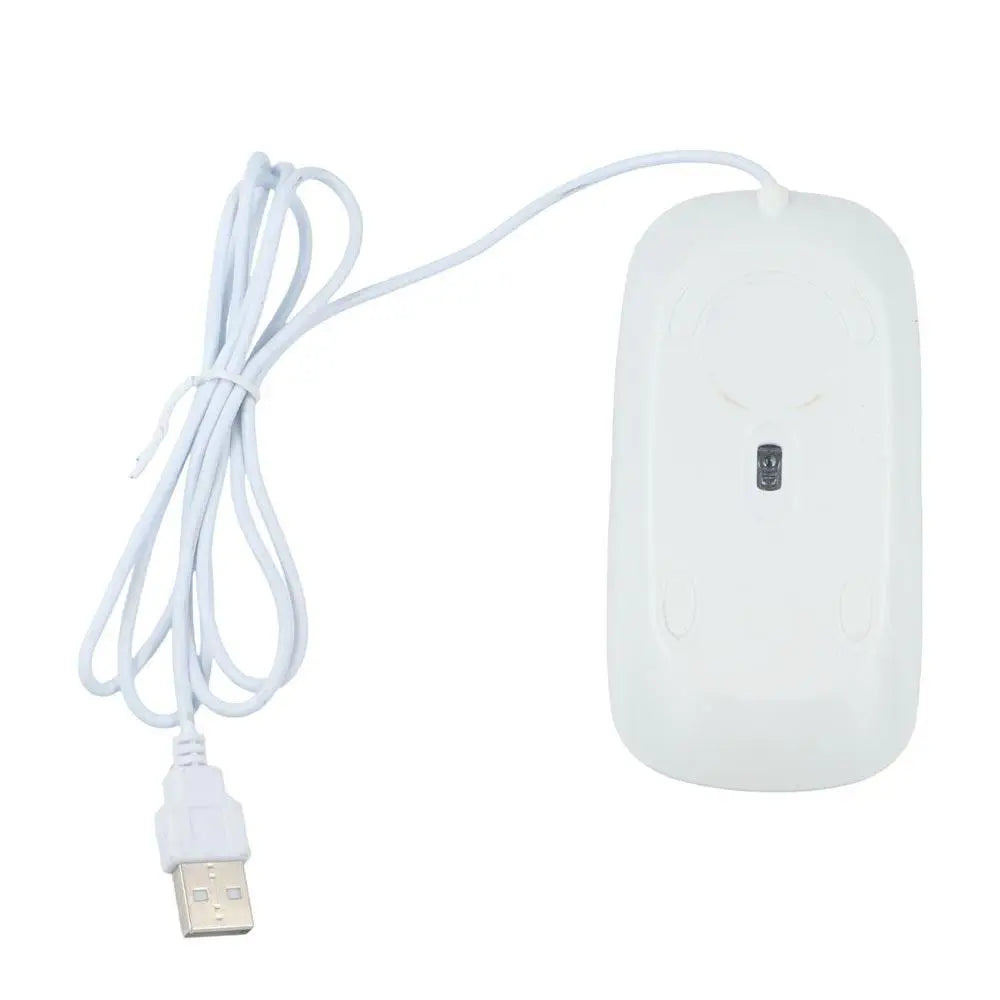 Notebook For Pc Gaming Mouse 3d Roller 1200dpi Black White Wired Mouse Usb Wired Mouse Optical Mouse Computer Mouse Peaceful Pleasures Health and Wellness