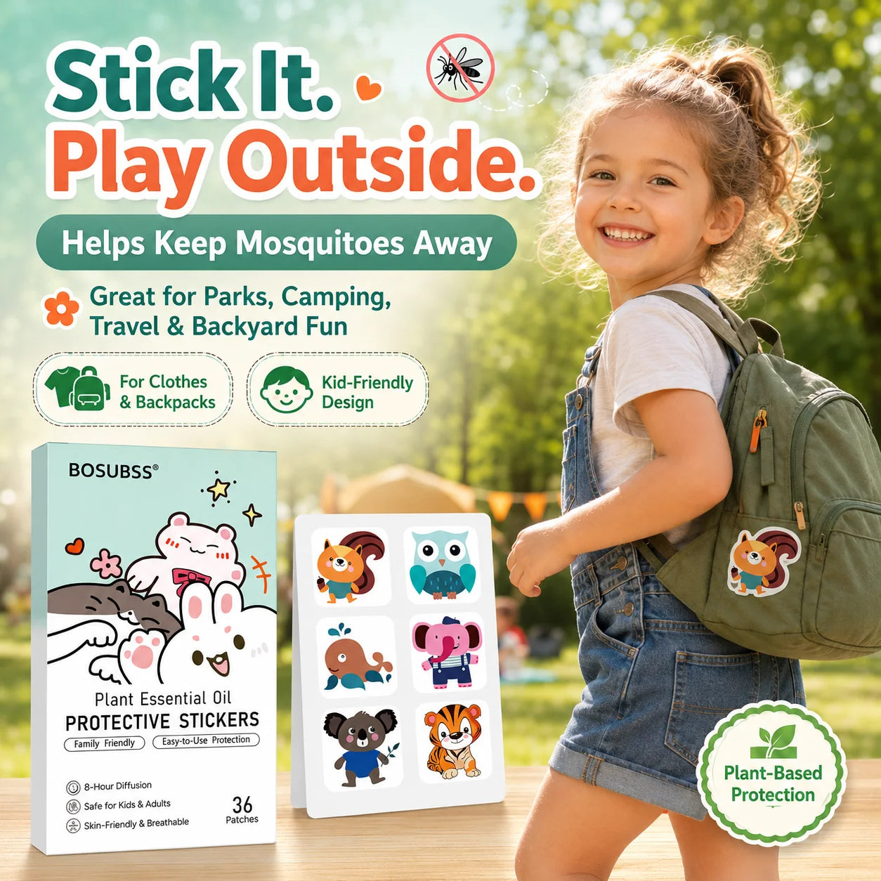Mosquito Repellent Patches for Kids & Adults | Bug Stickers