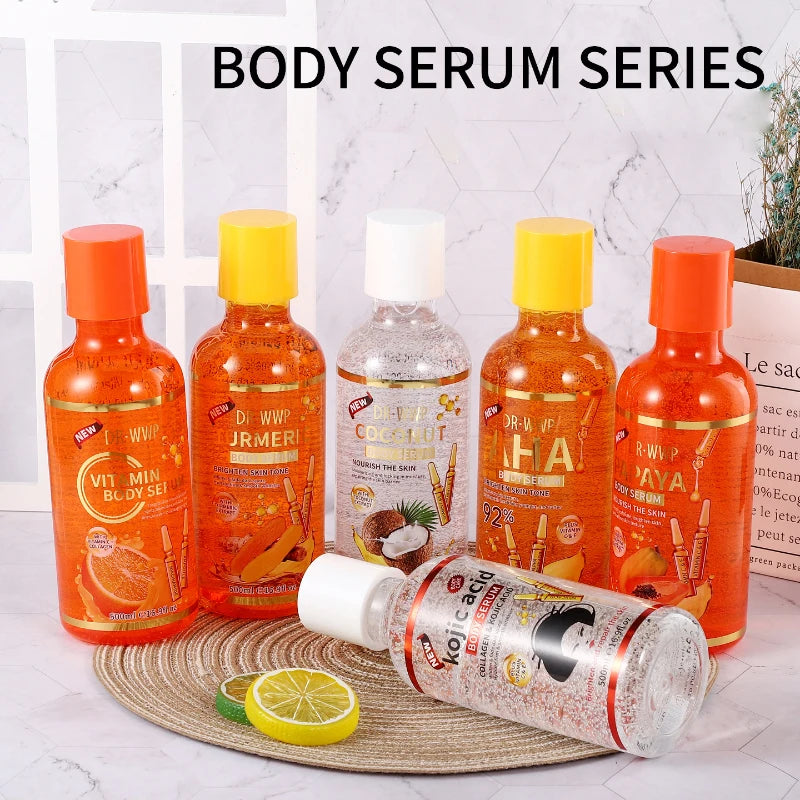 Kojic Turmeric AHA Papaya Face & Body Serum 500ml