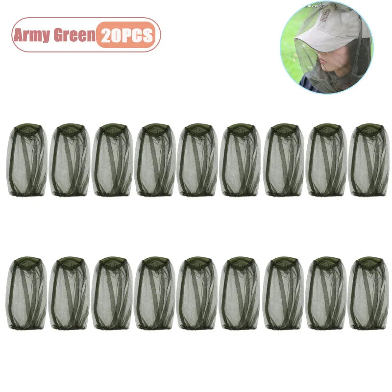 Outdoor Mesh Bug Net Face Shield Hat | Fishing & Beekeeping