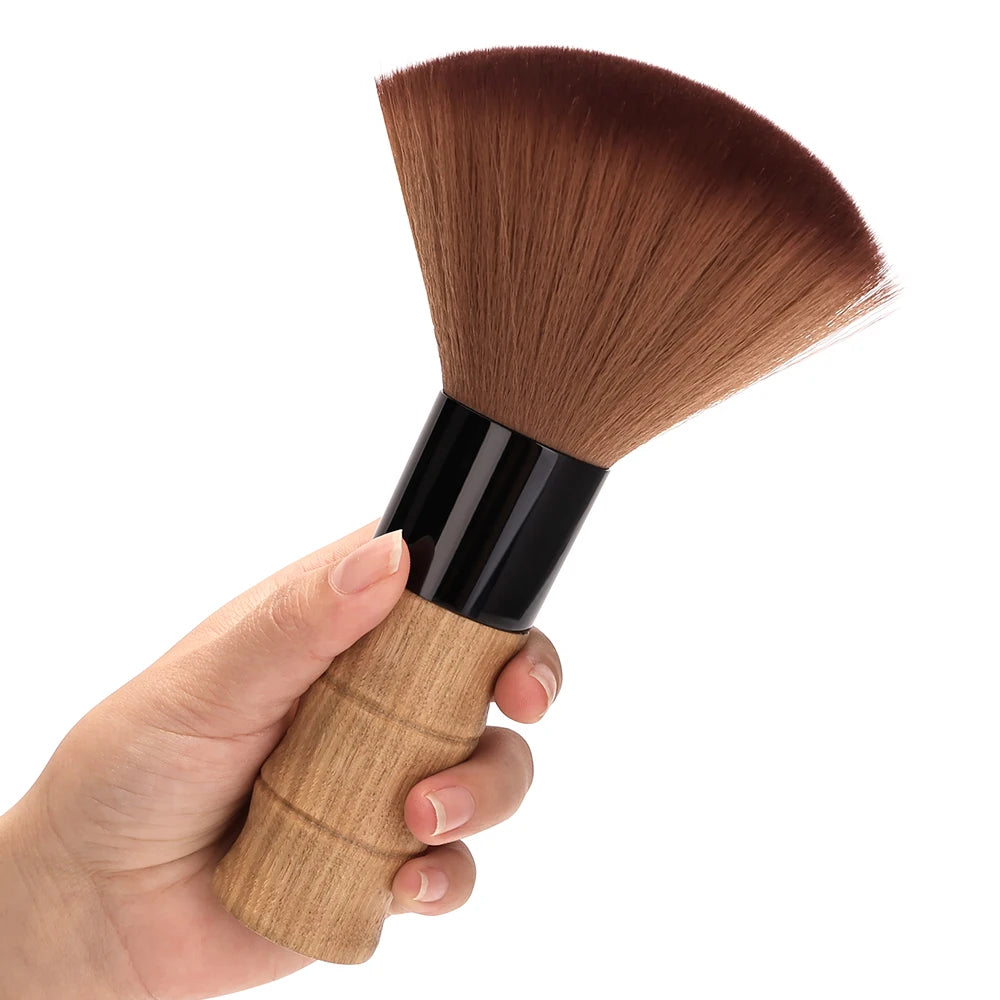 Barbertop Soft Hairdressing Brush Neck Face Duster for Barbers Salon Stylist Hair Cutting Cleaning Tool Accessory Peaceful Pleasures Health and Wellness