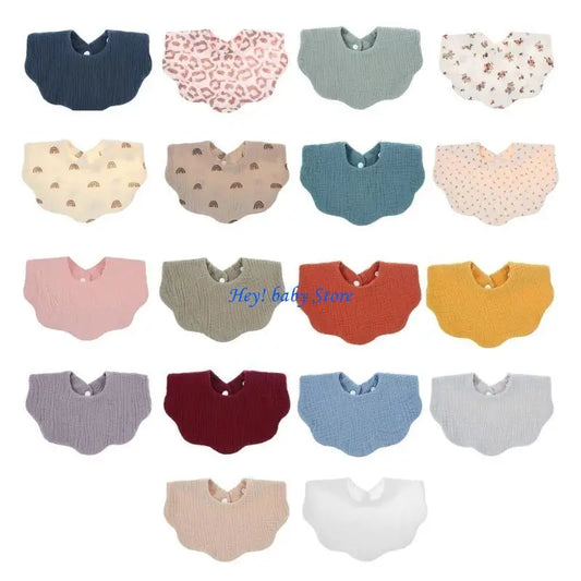 Baby Bandana Bib & Burp Cloth | Soft Cotton Drool Scarf 0-18M Baby Bandana Bib Peaceful Pleasures Health and Wellness