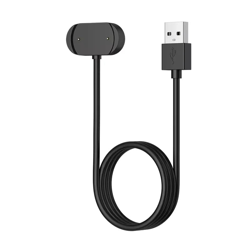 Amazfit GTR3 GTR4 GTS3 GTS4 T-Rex2 USB Fast Charger Dock Smartwatch Charger Dock Oasis Select Black