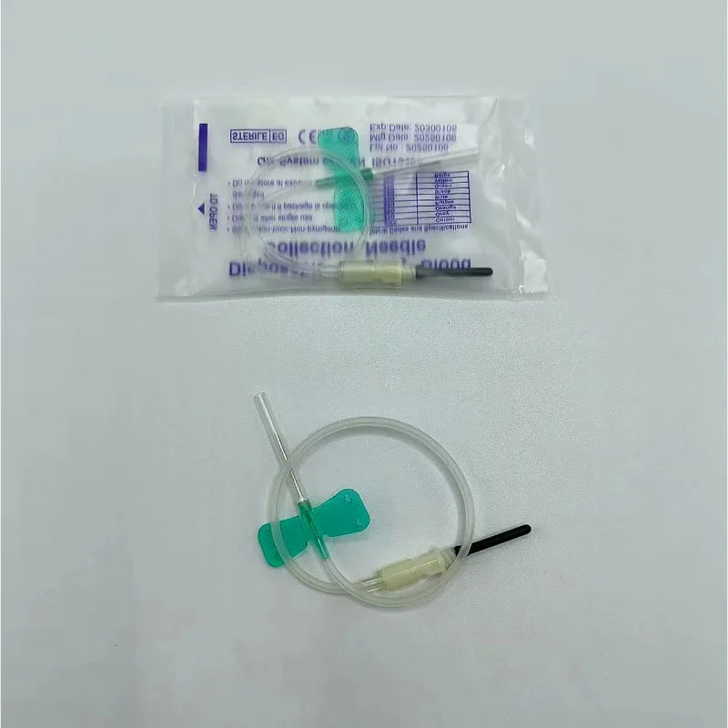 50 Pcs 21G Disposable Butterfly Needles for Cats & Dogs
