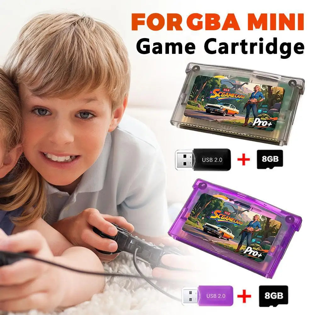 SCFW V1.5 Flash Cart 1000 Games GBA GBC GB NES + 8GB SD Card