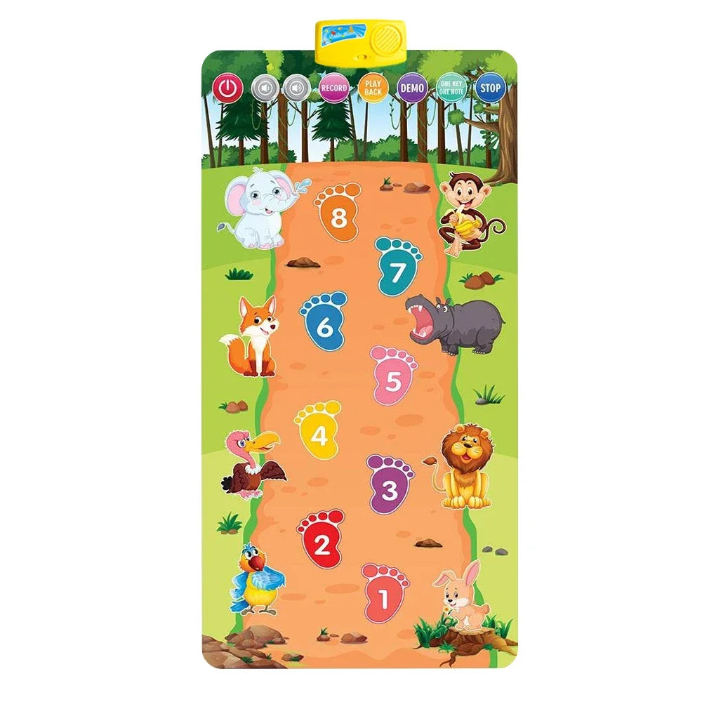 Kids Musical Piano Mat Toddle Dance Duet Keyboard Play 20 Keys 5 Paly