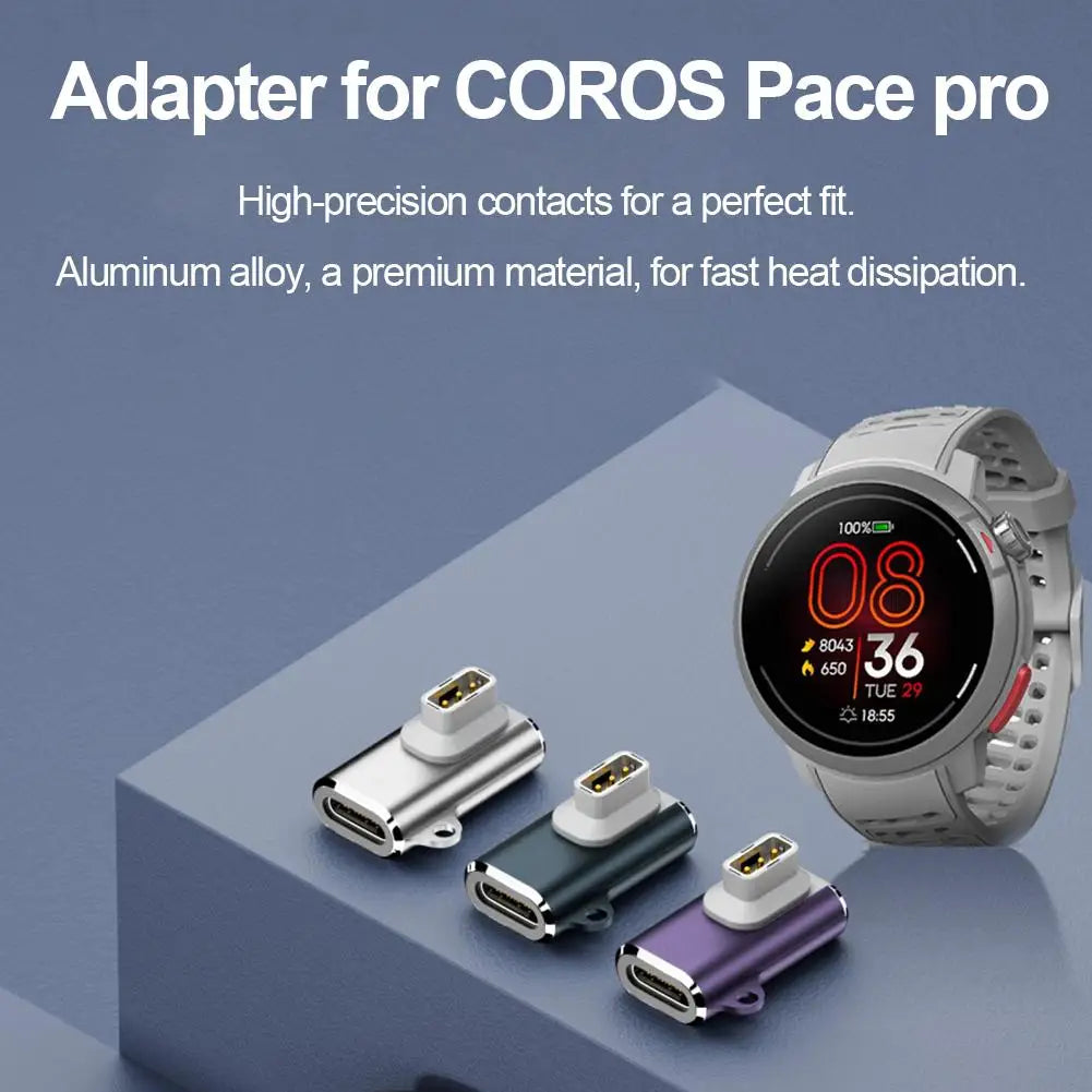 Smartwatch Charger Converter with Indicator Light High Speed Magnetic Charging Adapter Safe for Coros Pace Pro Peaceful Pleasures Health and Wellness