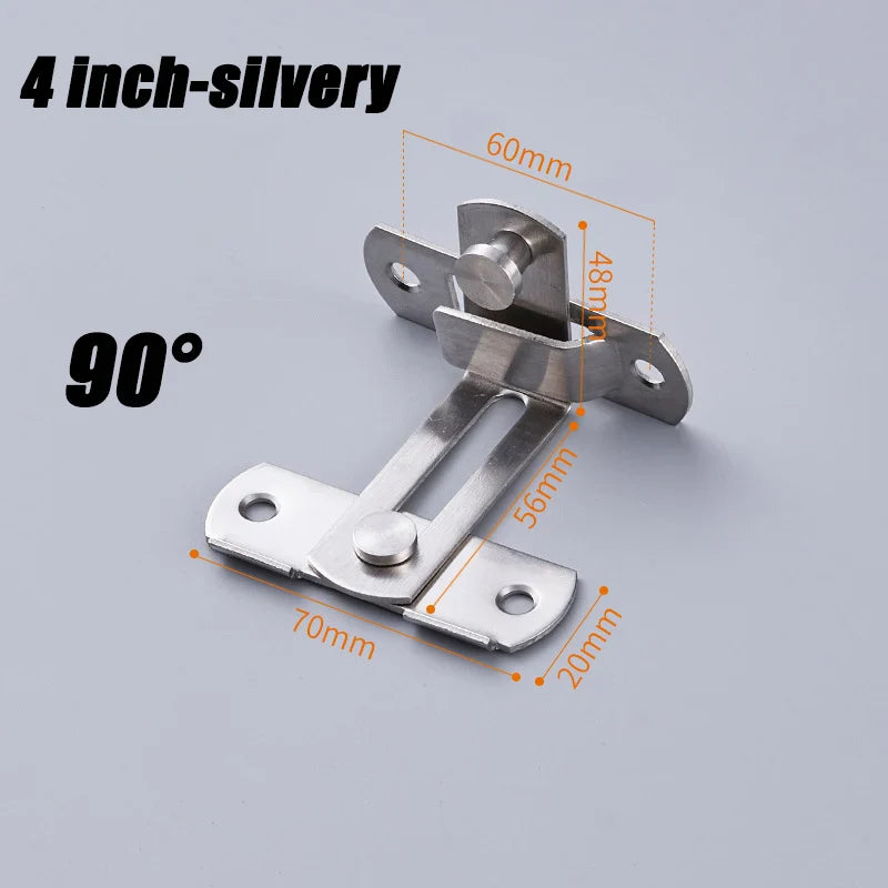 Barn Door Hook & Eye Latch – Cabinet, Window & Gate Bolt Lock