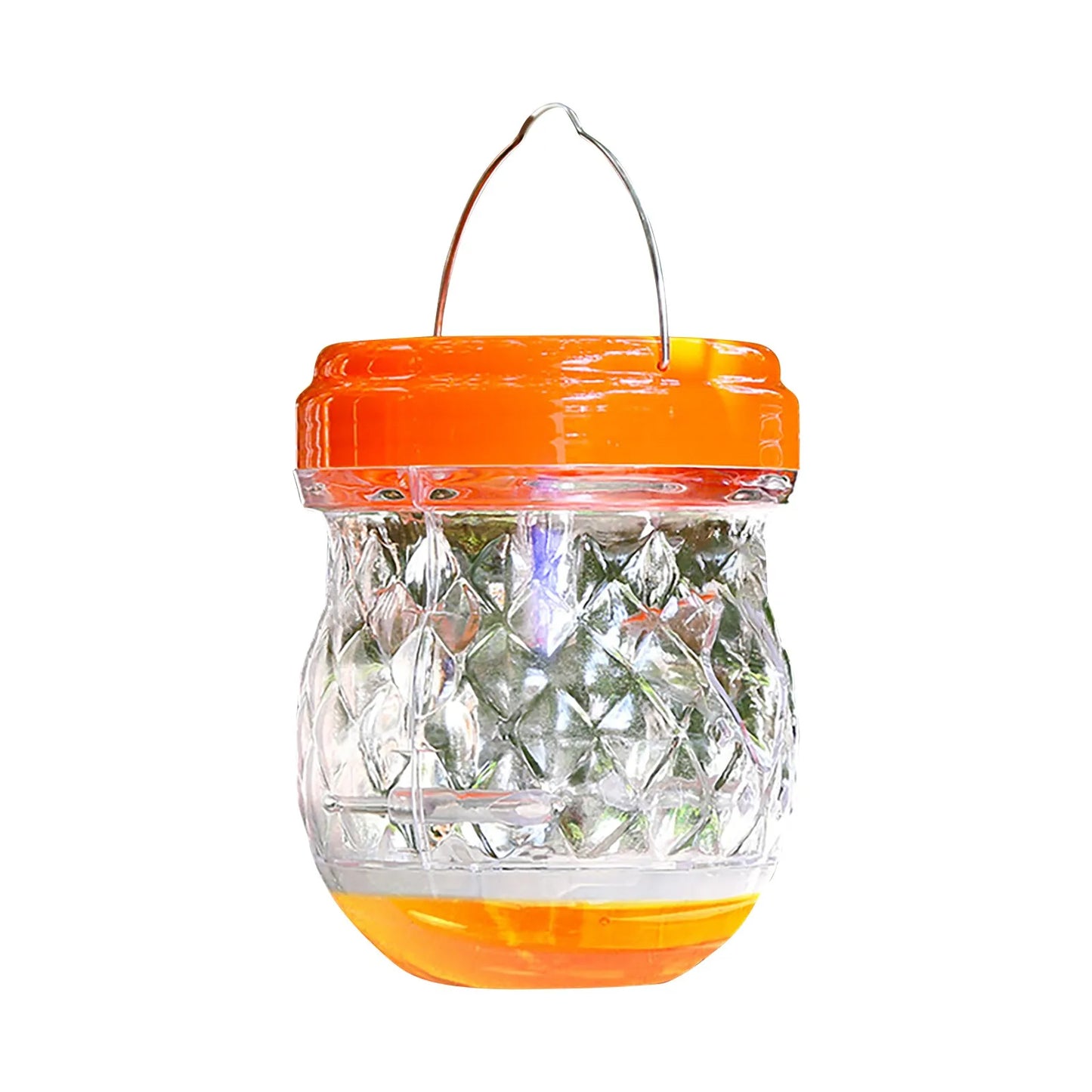 Hornet Trap Hanging Hornets Bee Fly Catcher Wasp Repellent Reusable Non-toxic Pest Control for Home Farm Garden Supplies Peaceful Pleasures Health and Wellness Orange