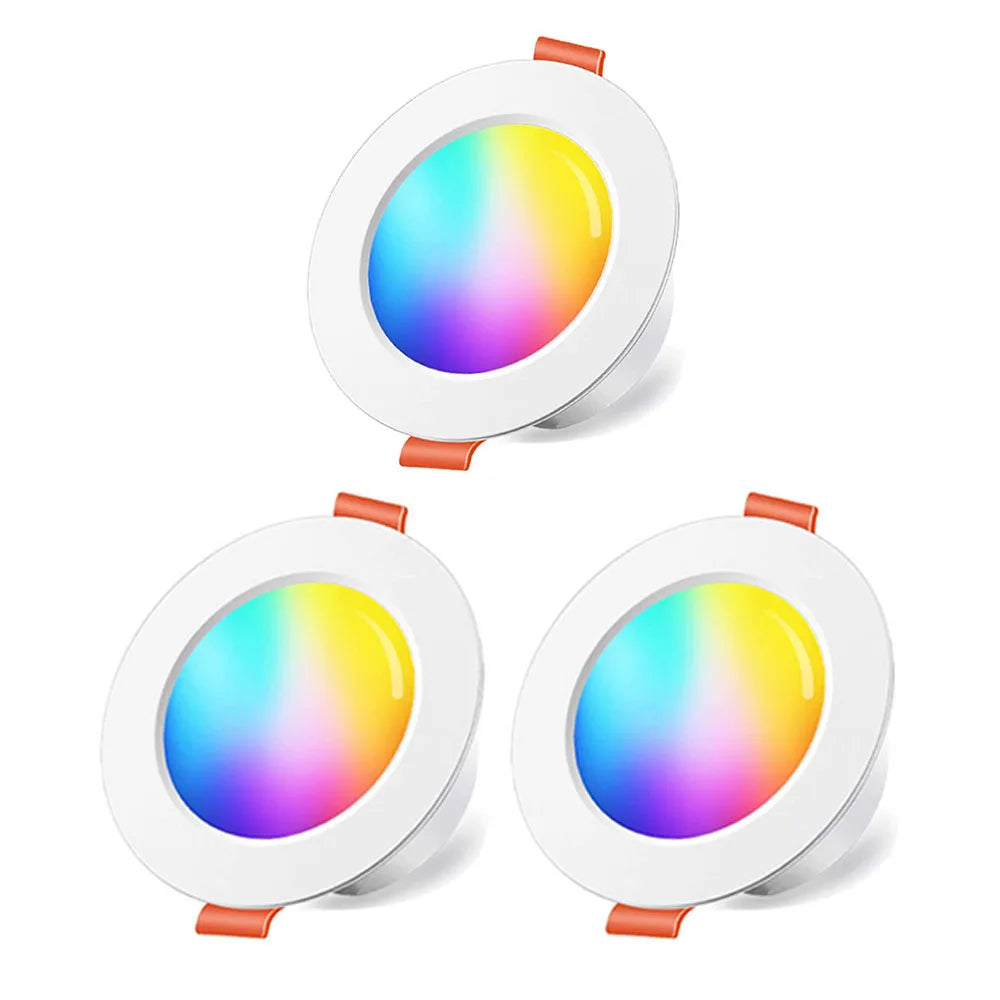 RUNTOIN 10W RGB Smart LED Downlight | Tuya App, 16M Colors