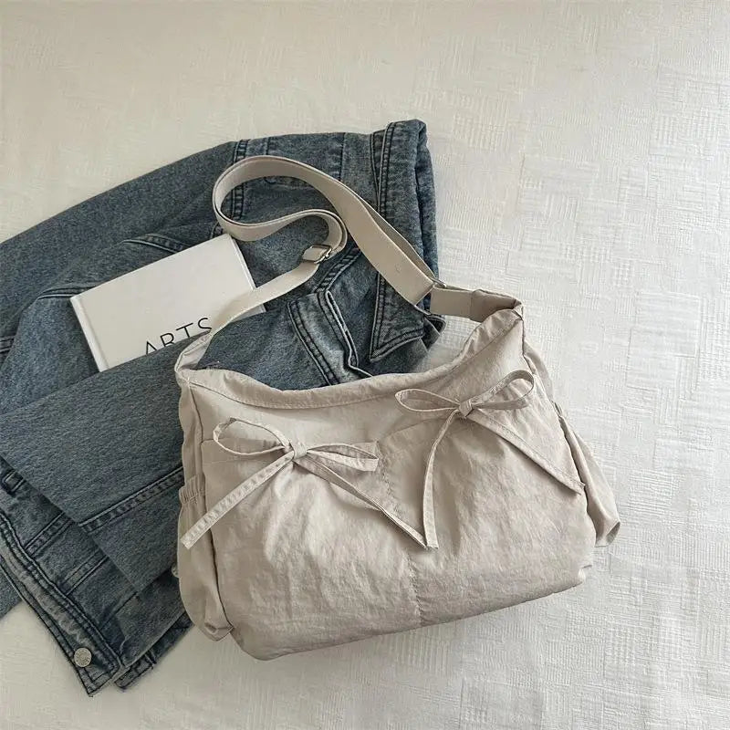 JETTING Women's Pleated Tote Bag | Lightweight Shoulder Crossbody