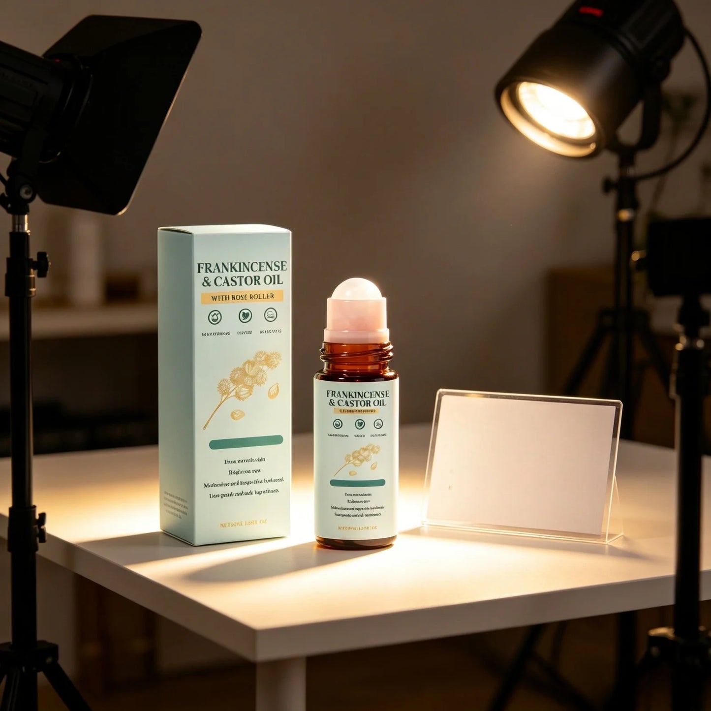Frankincense & Castor Oil Roll-On Body Oil | 50ml Hydrating
