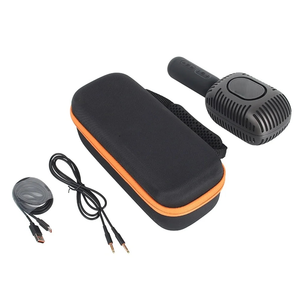 Shock-Proof For JBL KMC600/KMC500/KMC650 Microphone Storage Bag Mesh Pocket Design Is For Storing Data Cables And Other Items Peaceful Pleasures Health and Wellness