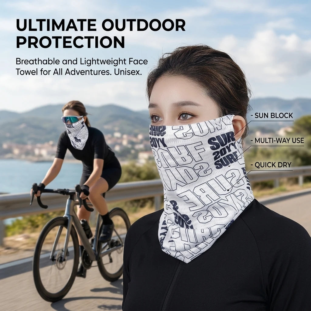 UPF50+ Cycling Sun Protection Headwear | Quick-Dry Unisex