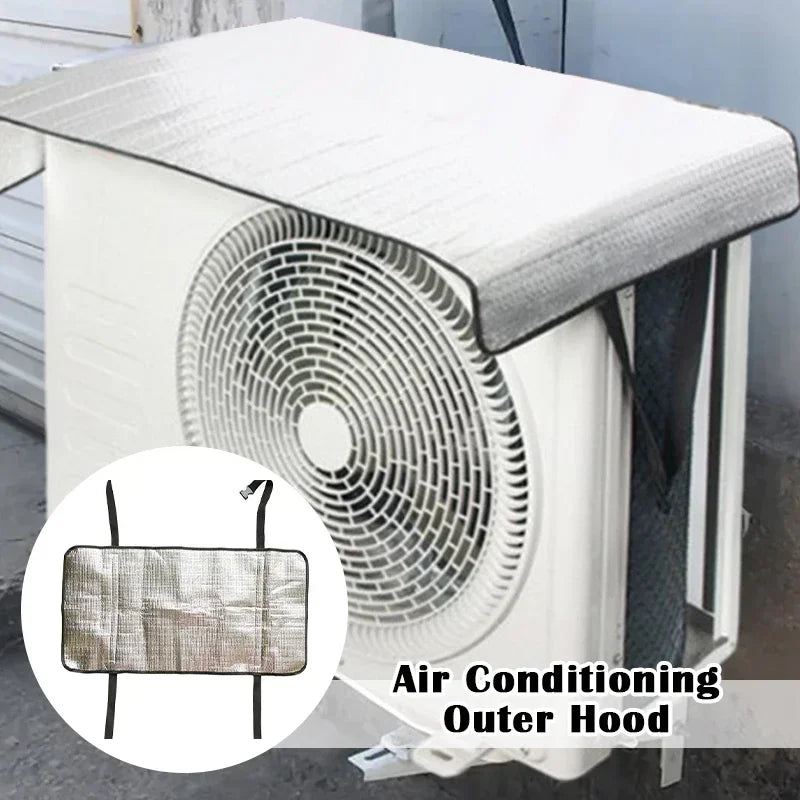 Air Conditioner Cover Outdoor Energy Saving Rainproof Cover Air Conditioner Washing Dust Prevent Sun Exposure AC Cleaning Bag Peaceful Pleasures Health and Wellness