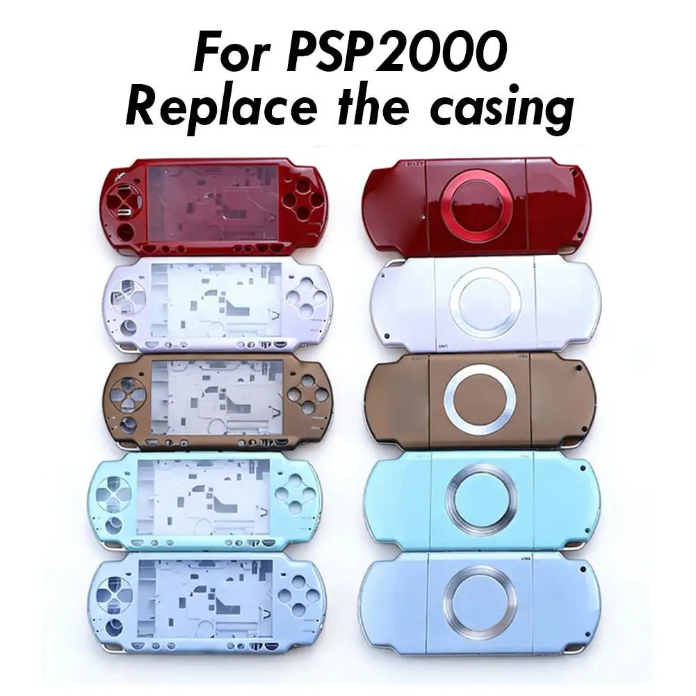 PSP 2000 Full Housing Shell Replacement Case Kit – Multi-Color
