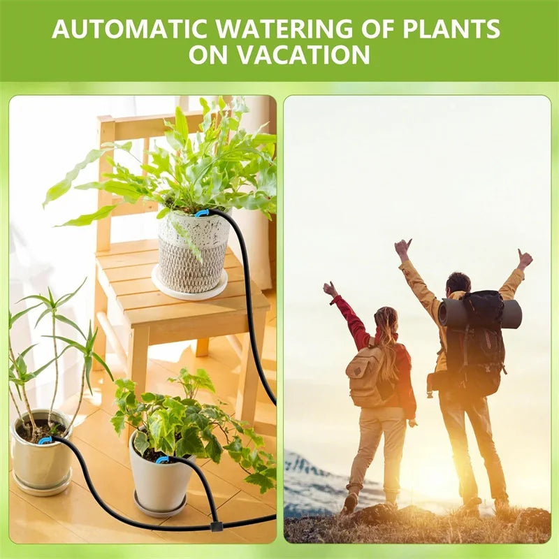 Solar Drip Irrigation Kit – Automatic Garden Watering System