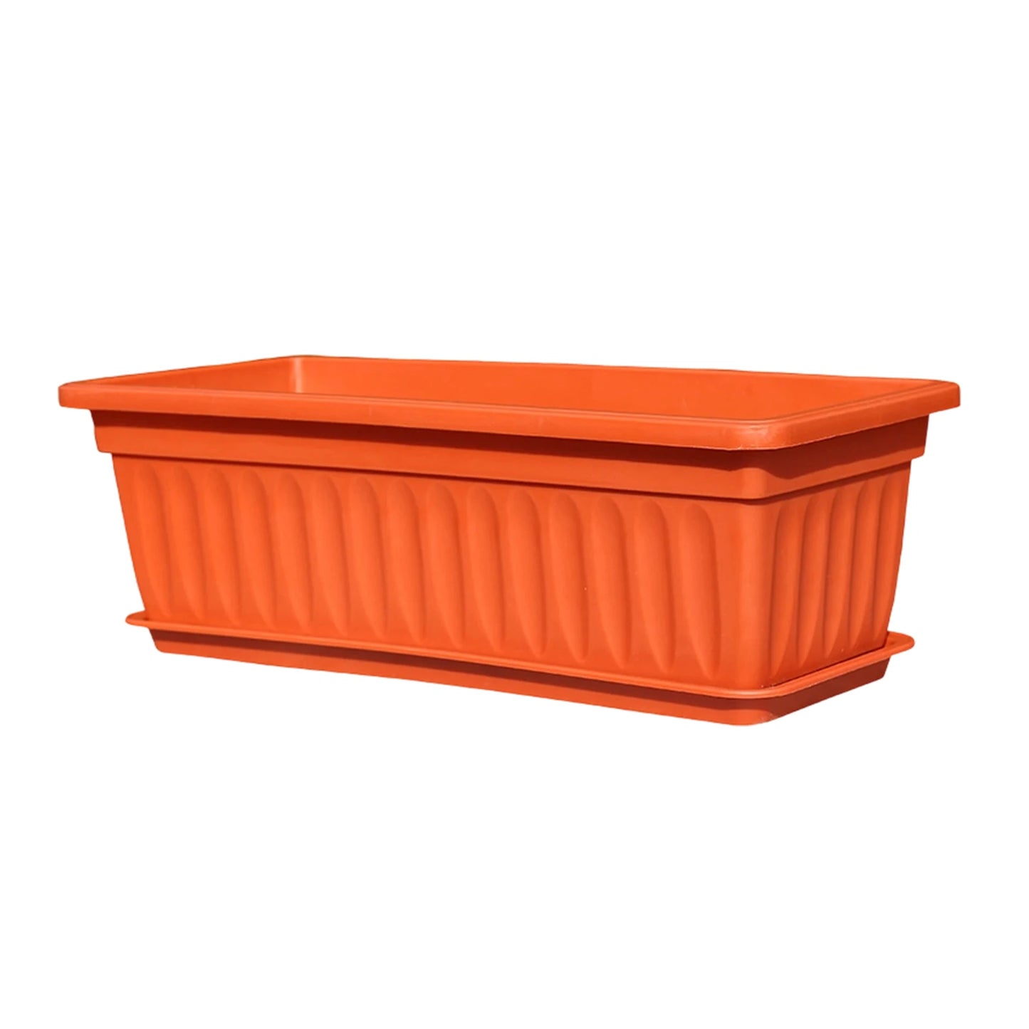 Plastic Vegetable Planters Rectangular Flowerpots For Balcony Indoor Gardening Breathable Plants Pots Garden Tools Peaceful Pleasures Health and Wellness Saffron One Size