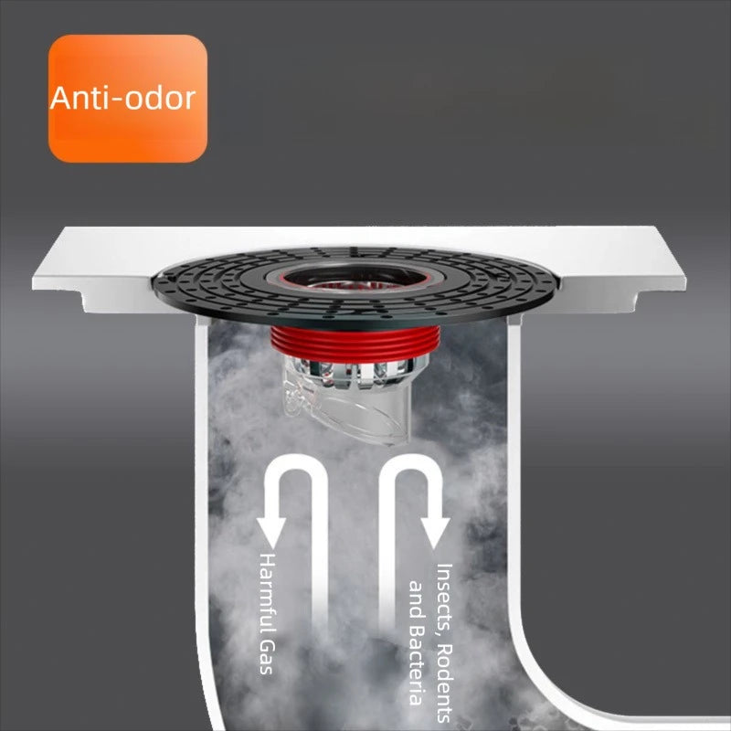 Floor Drain Core Shower Floor Strainer Cover Toilet Sewer Anti-odor Plug ABS No Smell Bathroom Toilet Sewer Shower Drain Peaceful Pleasures Health and Wellness