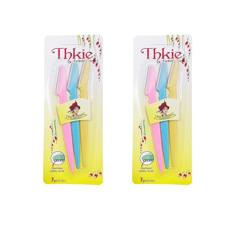 Women's Eyebrow Razor & Face Hair Trimmer Set with Covers
