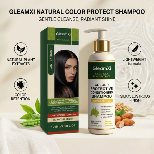 Gleamxi Colour Protect Shampoo – Color Lock, Soft & Shiny Hair Color Protect Shampoo Oasis Select
