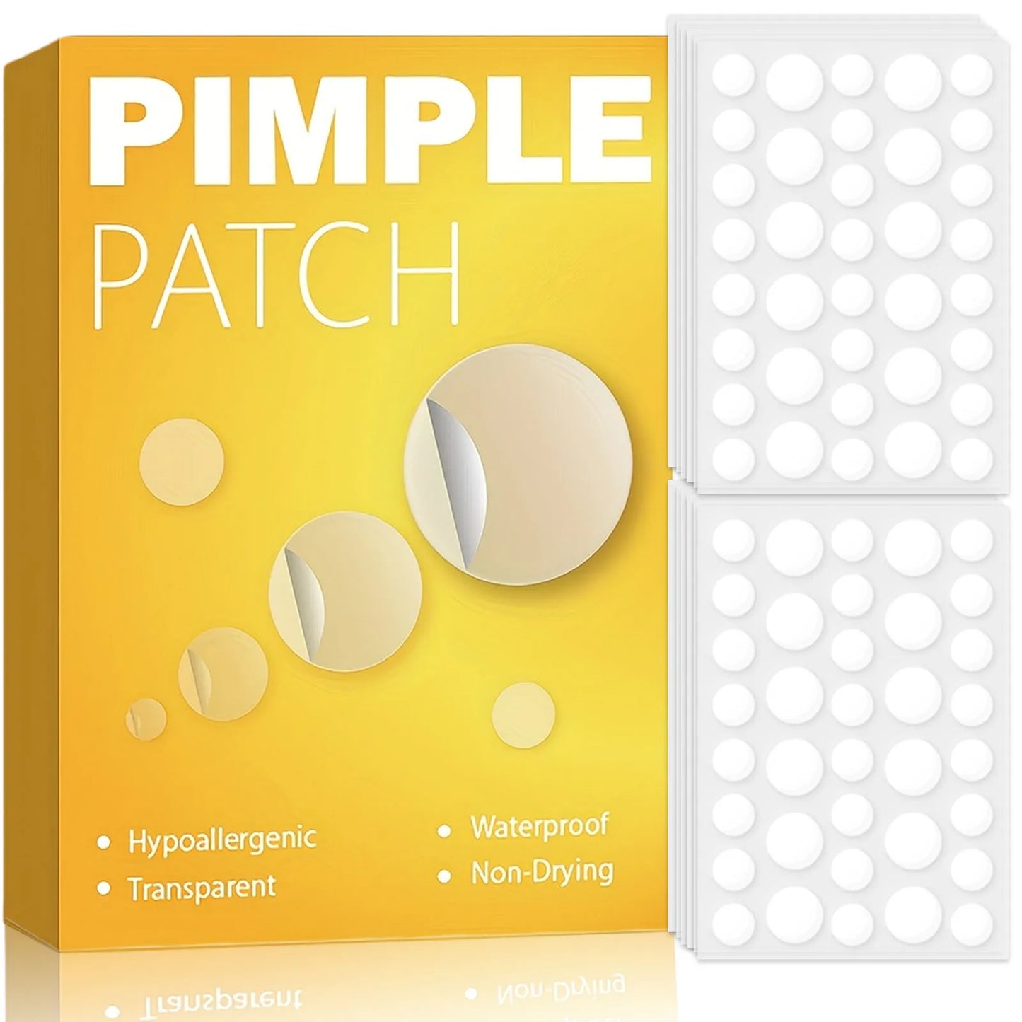 Invisible Waterproof Hydrocolloid Acne Patches – All Skin Types