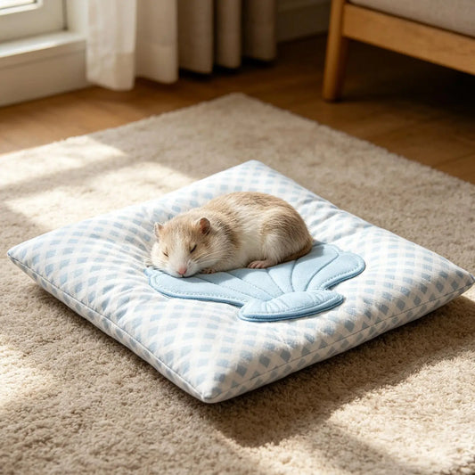 Dog Cooling Pad Shell Shape Comfortable Play Pad Summer Sleeping Mat for Pets Puppy Rabbits Animal Summer Outdoor Outside Indoor Peaceful Pleasures Health and Wellness