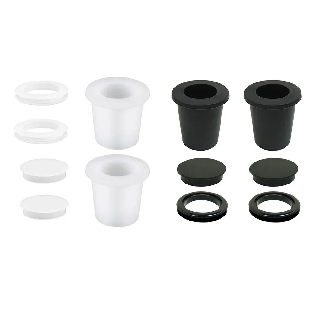 Patio Umbrella Hole Ring & Wedge Cover Set | 2 Sets Silicone