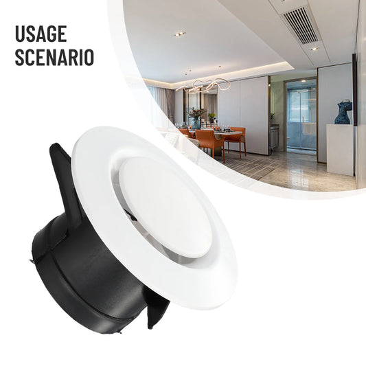 ABS Tuyere Ceiling Air Supply Mountable Vent Grille Cover Easy Peaceful Pleasures Health and Wellness